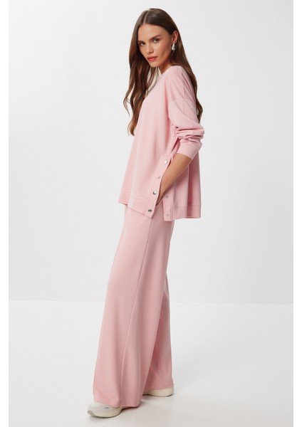 Yumuşak Modal Alt-Üst Takım LBY0009 Pembe