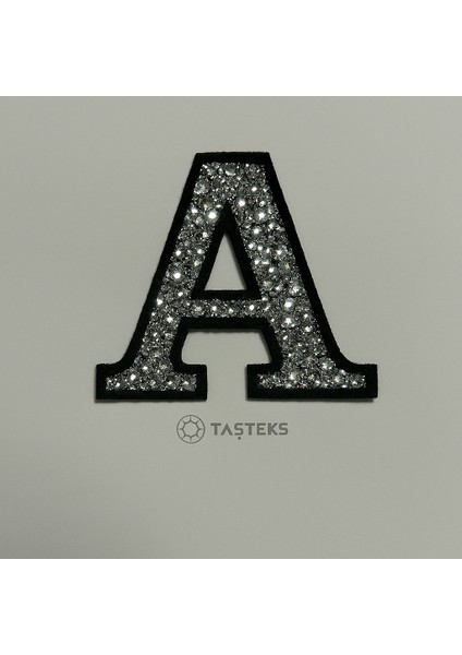 Taşlı Ütülenebilen Veya Sticker Olarak Kullanılabilen 6cm A Harfi