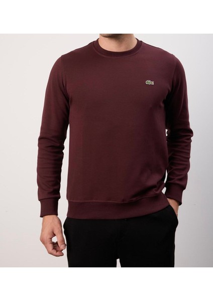 Basıc Bisiklet Yaka Bordo Regular Fıt