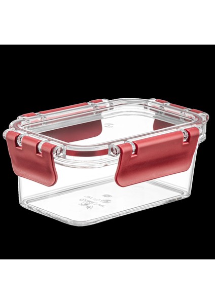 3 Adet Akrilik Saklama Kabı Vakumlu Dikdörtgen Erzak Bakliyat Kabı - 900 ml modelleri