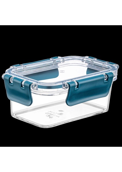 3 Adet Akrilik Saklama Kabı Vakumlu Dikdörtgen Erzak Bakliyat Kabı - 900 ml fırsatları