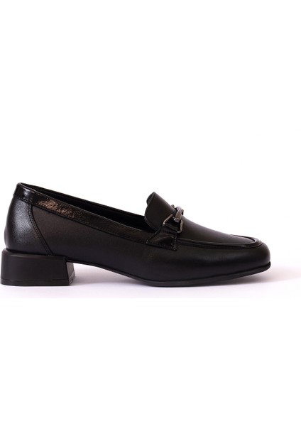 Hakiki Deri Loafer Kadın Ayakkabısı 25KWSCL2534