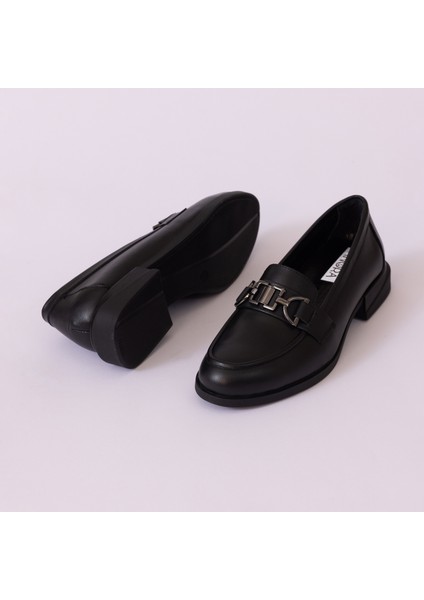 Hakiki Deri Loafer Kadın Ayakkabısı 25KWSCL2534 indirimleri