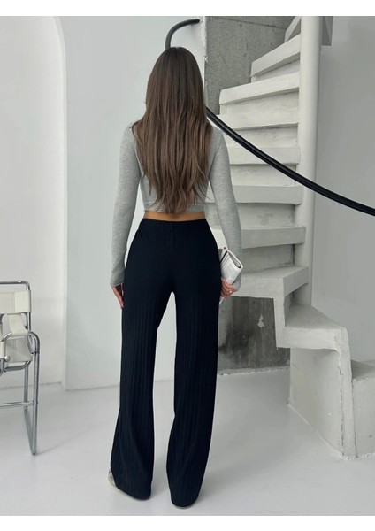 Fitilli Şardonlu Pantolon Siyah A4058 fiyatları