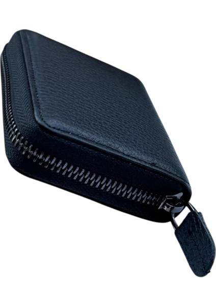 Dik Floter Siyah Fermuarlı Premium Cüzdan modelleri