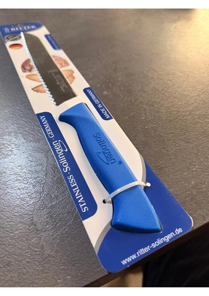 P-Design Solingen Rıtter Ekmek Bıçağı 19 cm Mavi Renk modelleri