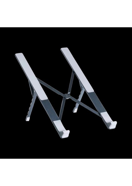 Frısby FNC-5135ST, 10"-17.3" Taşınabilir, Katlanır, Notebook Standı, 5 Kademeli Ayarlanabilir Yükseklik, Alüminyum (Gri-Mavi)