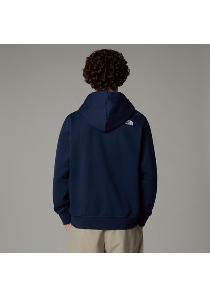 M Drew Peak Regular Hoodıe Navy fiyatları