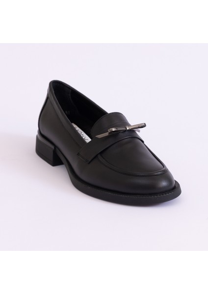 Hakiki Deri Loafer Kadın Ayakkabısı 25KWSCL2545 modelleri
