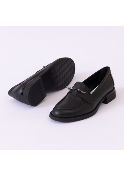 Hakiki Deri Loafer Kadın Ayakkabısı 25KWSCL2545 fırsatları