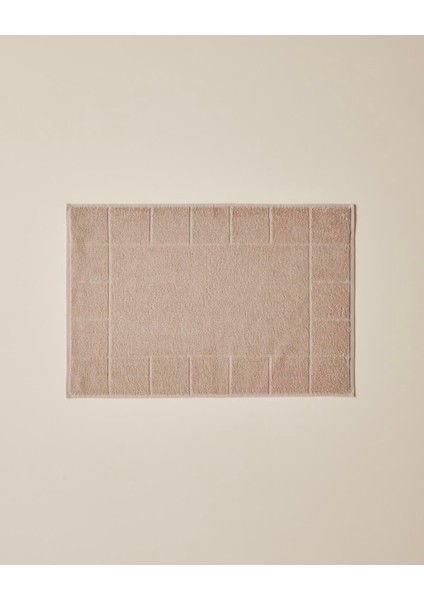 Chequer %100 Pamuk Ayak Havlusu 50X70 cm Bej (15.09.2025)