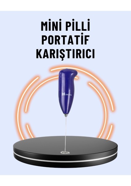 Portatif Kahve Köpürtücü – Latte, Cappuccino, Milkshake ve Puding Yapıcı