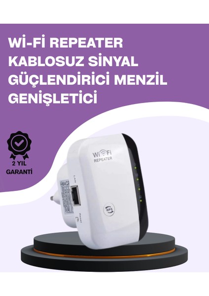 300 Mbps Kablosuz Wifi Menzil Genişletici – Repeater & Ap Modu