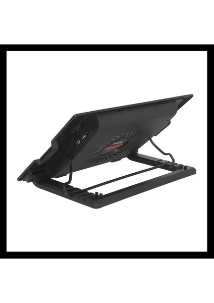 Frısby FNC-37ST 14CM Fan, 10"-17" Notebook Soğutucu, 5 Kademeli Stand, Mavi Ledli (Siyah) fiyatları