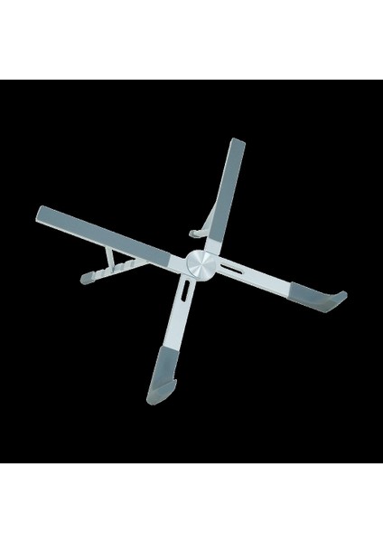 Frısby FNC-5140ST, 10"-17.3" Taşınabilir, Katlanır, Notebook Standı, 5 Kademeli Ayarlanabilir Yükseklik, Alüminyum (Gümüş)