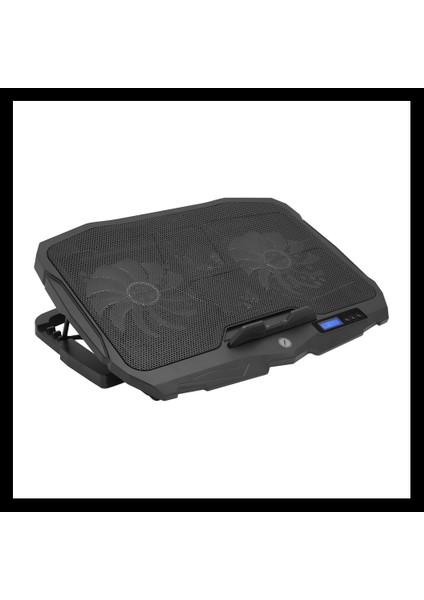 Frısby FNC-5230ST (2X12,5CM 2X7CM) 4 Fan, 10"-17" Notebook Soğutucu, 5 Kademeli Stand, 3 Farklı Program, Ayarlanabilir Hız, Mavi Ledli (Siyah) fırsatları