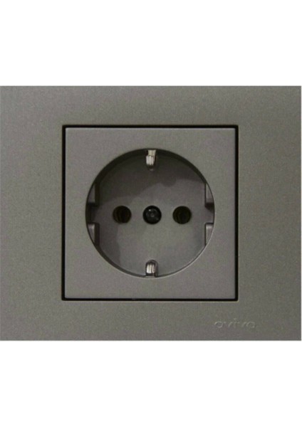 Grano Antrasit Topraklı Priz + Çerçeve fiyatları