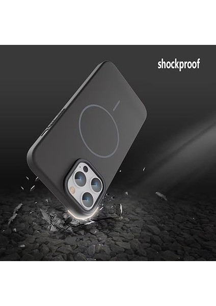 Iphone 14 15 16 17 Pro Pro Max Magsafe Lansman Kılıf Siyah modelleri