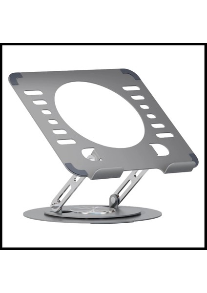 Frısby FNC-5175ST, 10"-15.6" Taşınabilir, Katlanır, Notebook Standı, Ayarlanabilir Yükseklik, Alüminyum (Gümüş)