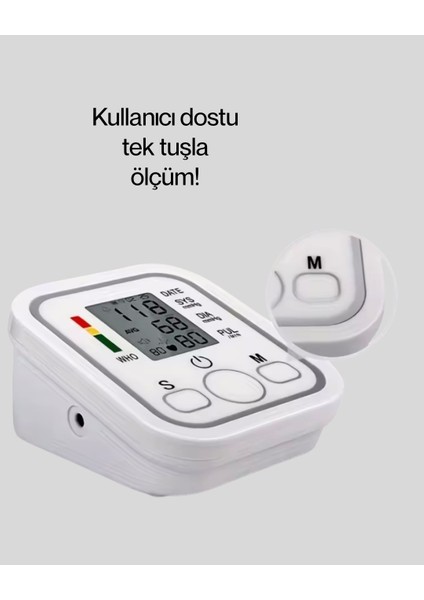 2 Kullanıcı Hafızalı USB Uyumlu Tansiyon Ölçer fiyatları