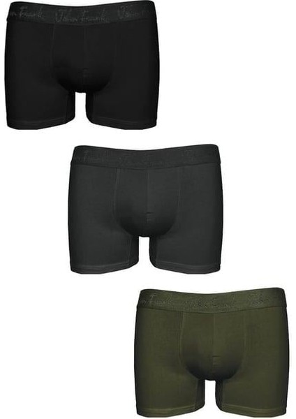 Üçlü Modal Boxer Multicolor