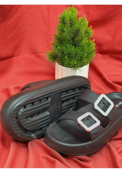 Akınal Bella E282 Çift Tokalı Günlük Ortopedik Kadın Terlik modelleri