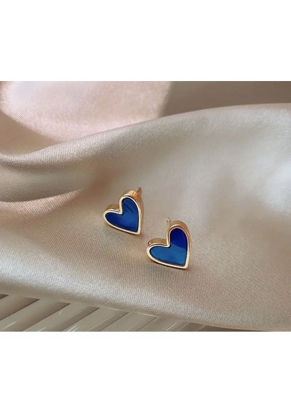 Mini Mavi Kalp Küpe fiyatları