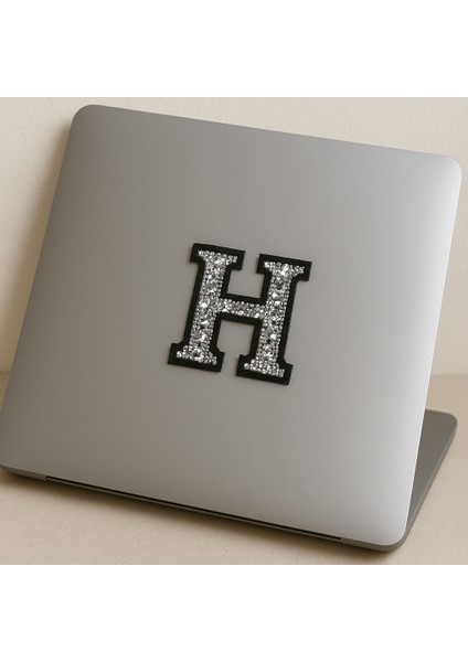 Taşlı Ütülenebilen Veya Sticker Olarak Kullanılabilen 6cm H Harfi fırsatları