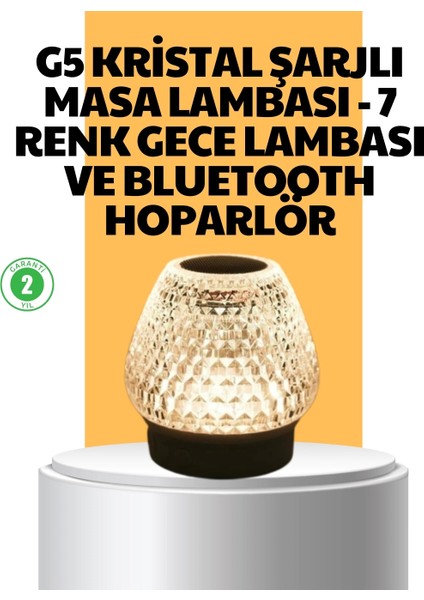 Taşınabilir Işıklı Yüksek Ses Kaliteli Bluetooth Hoparlör