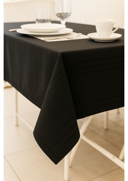 Leke Tutmayan, Kolay Temizlenen Colber Dertsiz Keten Masa Örtüsü 160CM x 220CM fırsatları