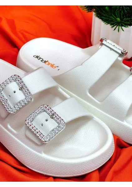 Akınal Bella E282 Çift Tokalı Günlük Ortopedik Kadın Terlik fiyatları