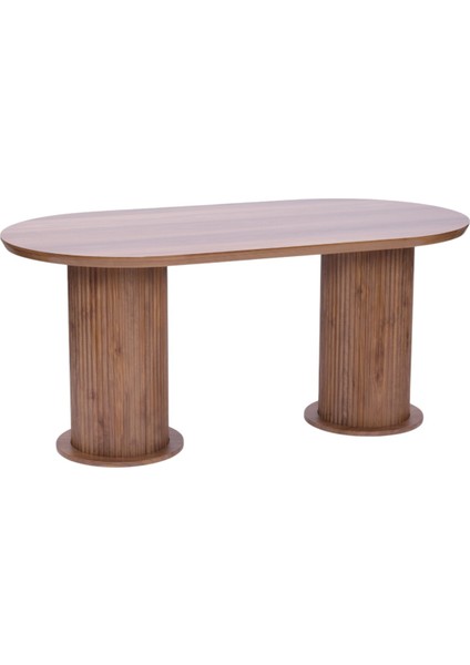 Bohem Traverten Boyalı Highgloss Mdf Yemek Masası 90*170