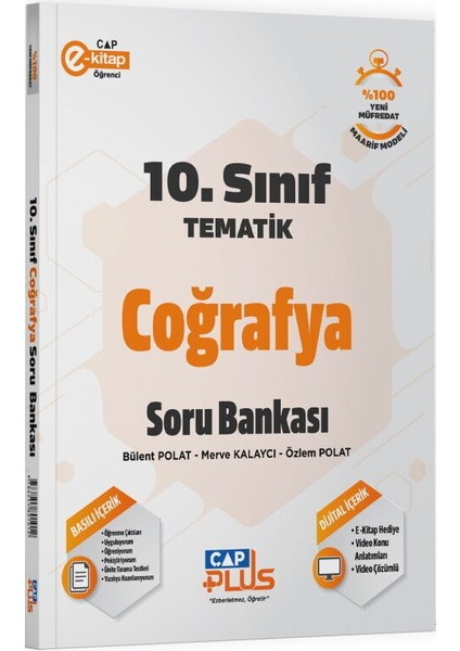 Çap Yayınları 10. Sınıf Coğrafya Tematik Soru Bankası