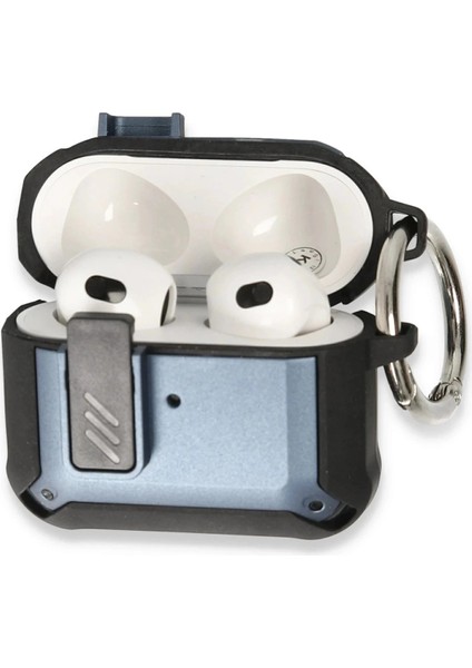Airpods 3 (3.nesil) Truva Kılıf - MAVI-(5796)