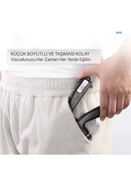 Sayaçlı Ayarlanabilir El Yayı 5-60 kg | El Bilek Parmak Önkol Kas Güçlendirici Egzersiz Aleti indirimleri