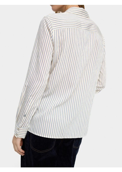 Çizgili Uzun Kollu Gömlek indirimleri