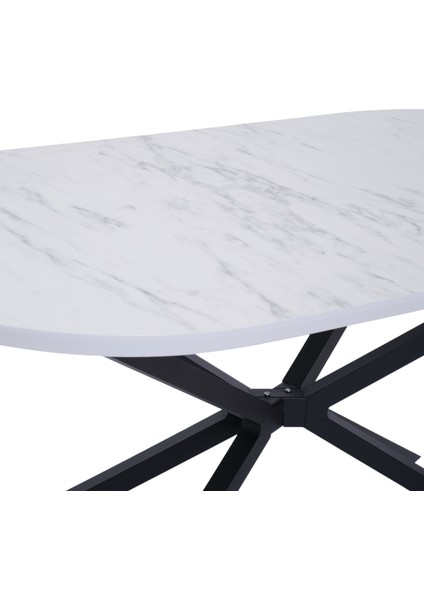 Bohem Metal Boyalı Mdf Lak Panel Yemek Masası 90X170 fiyatları