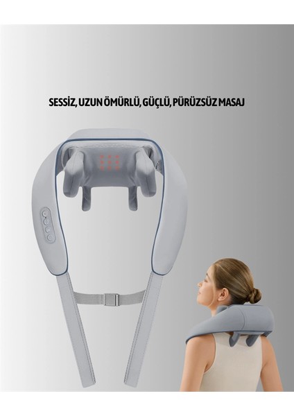 Vnb-01 Titreşimli Boyun Masaj Aleti Gri Renk fiyatları