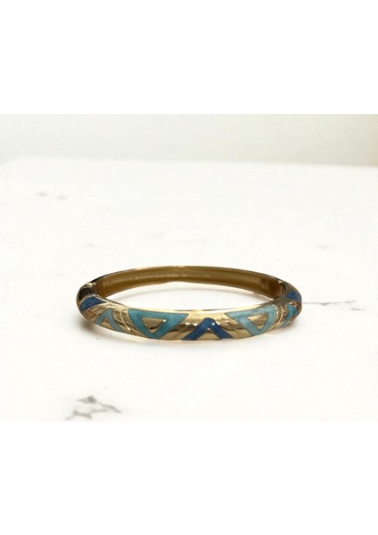 Mavi Üçgen Figür Bileklik fiyatları