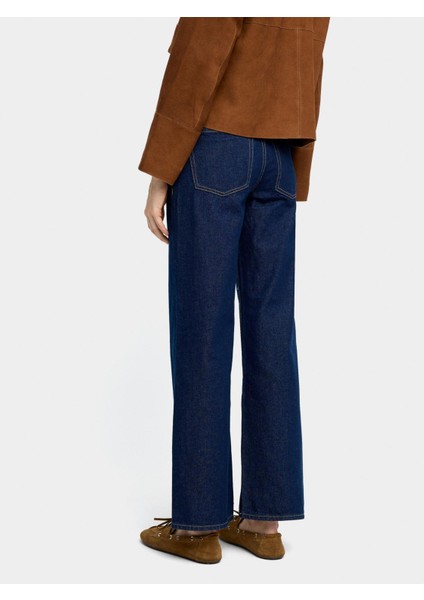 %100 Pamuklu Düz Kot Pantolon fırsatları