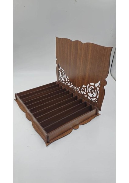 Ahşap Dekoratif Tesbih Kutusu 10 Lu No2 31 cm x 24 cm x 3 cm
