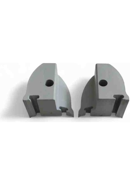 Cam Balkon Gold Sistem Gri Dikme(Bitim) Kapağı Sağ-Sol