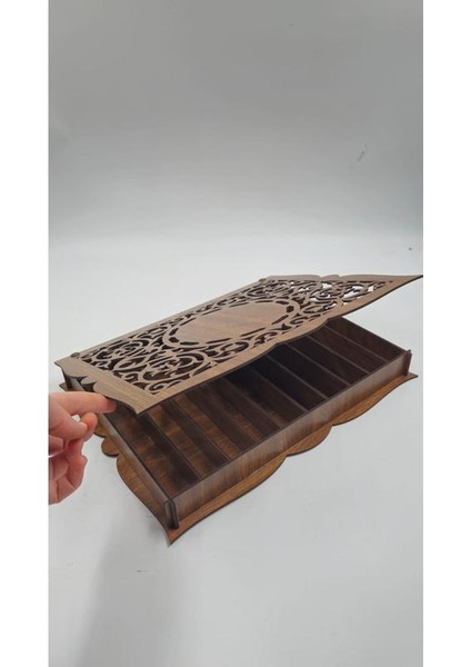 Ahşap Dekoratif Tesbih Kutusu 10 Lu No1 31 cm x 24 cm x 3 cm fiyatları