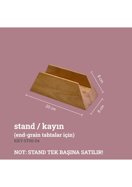 Kesme Tahtası Standı (End-Grain) Kayın fiyatları