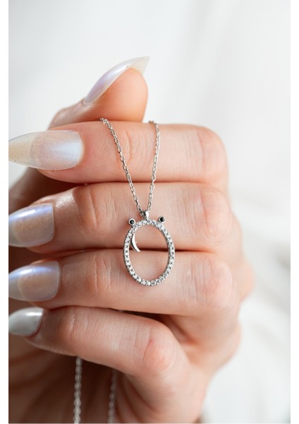 925 Ayar Gümüş Rodyum Kaplama Ö Harfi Kadın Kolye fiyatları