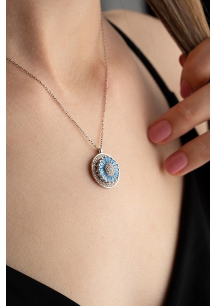 925 Ayar Gümüş Trapez Kesim Stres Model Kadın Kolye fiyatları