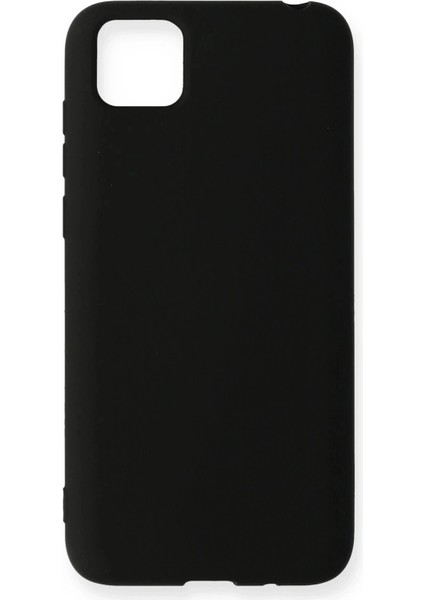 Huawei Y5P Kılıf Nano Içi Kadife Silikon - SIYAH-(5796)