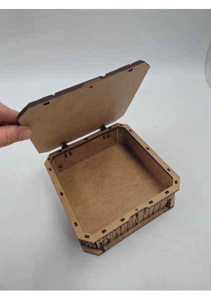 Ahşap Dekoratif Iki Çekmeceli Kutu 15 cm x 15 cm x 6 cm fiyatları
