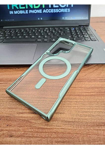 Samsung Galaxy S22 Ultra Yüksek Kalite Magsafe Şarj Özellikli Kamera Koruma Çıkıntılı Esnek Kılıf fiyatları