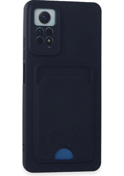 Xiaomi Redmi Note 12 Pro 4g Kılıf Kelvin Kartvizitli Silikon - LACIVERT-(5796)